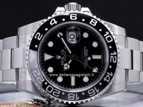 rolex gmt master 2 ghiera nera prezzo